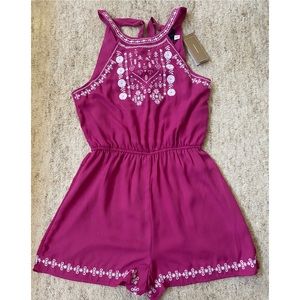 francesca’s / pink halter romper